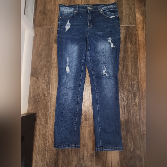 Copperflash Women Jeans Highrise slim Straight Leg 14 - Picture 6 of 6